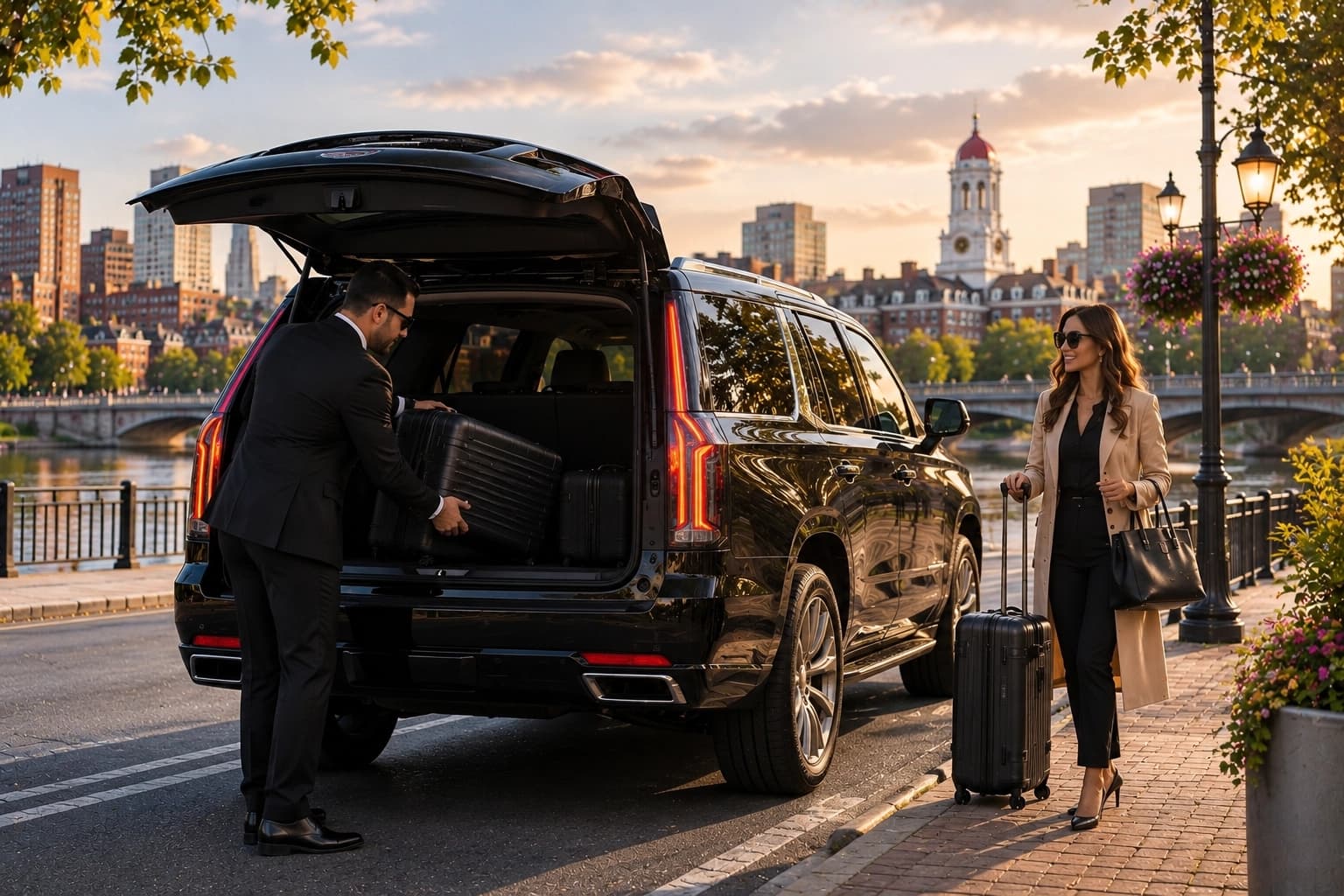 Cambridge, MA Cityscape Limo transportation assistance