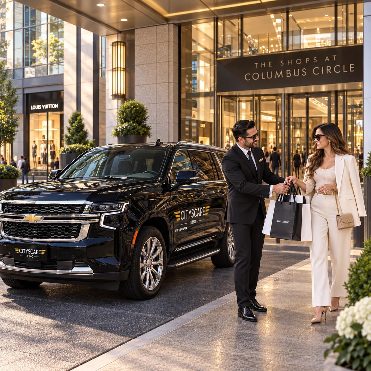 Manhattan Cityscape Limo transportation assistance
